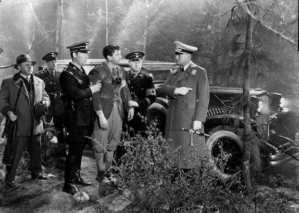 Walter Pidgeon (center) and George Sanders (far right) in Man Hunt (Photo: Twilight Time)