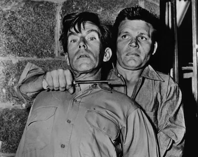 Whit Bissell and Neville Brand in Riot in Cell Block 11 (Photo: Criterion Collection)