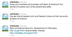 WikiLeaks BofA Twitter