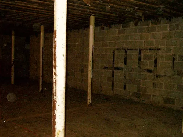 Woods captured these glowing orbs in the darkened underbelly of the Palmer Fire School while taking photos for redesign planning