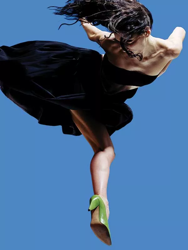 A member of the Stephen Petronio Company, one of the participants of the 2013 Hudson Valley Dance Festival. - SARAH SILVER