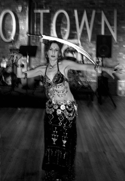 Barbara Strnadova aka Barushka at Cafe Chronogram. - FIONN REILLY