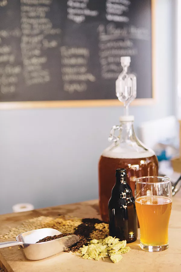 Brewer’s supplies at Beacon Home Brew. - THOMAS SMITH
