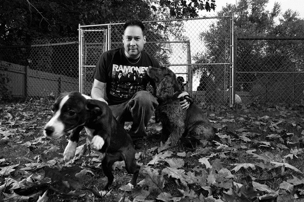Brian Shapiro at the Ulster County SPCA in 2008.