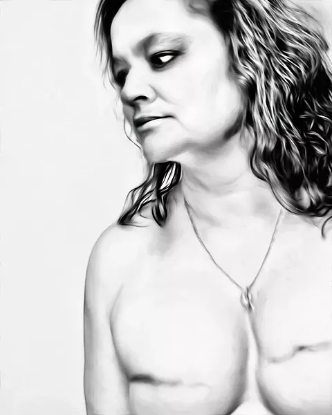 Deanna before her tattoo - TINA QUATRONI