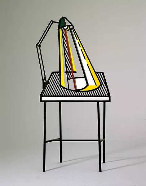 "LAMP ON TABLE," ROY LICHTENSTEIN