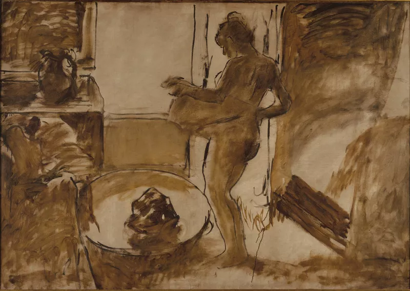 Edgar Degas, Nude Woman Drying Herself, 1884–86
