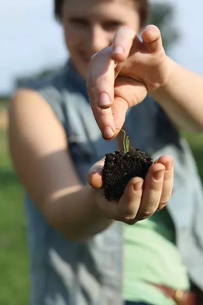 Faith Gilbert of Letterbox Farm Collective in Hudson.