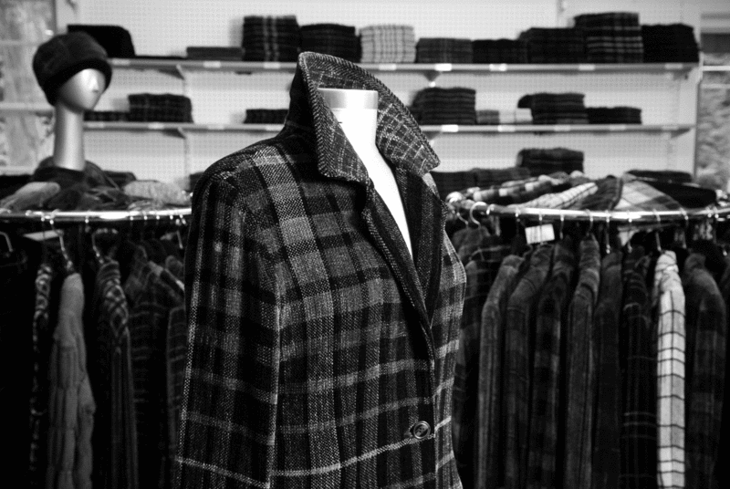 Handwoven chenille jacket at Loominus Handwovens. - JENNIFER MAY