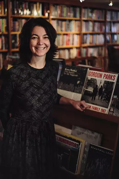 Jackie Kellachan inside The Golden Notebook - THOMAS SMITH