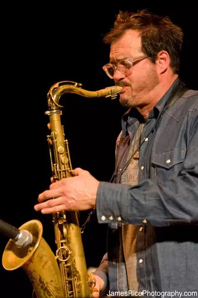 Jay Collins played at the Falcon on February 9 with the King County Band.