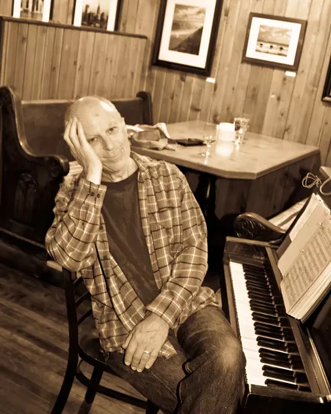 John Simon at Aroma Thyme Bistro in Ellenville.