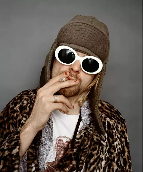 Kurt Cobain; Smoking A. Part of The Morrison Hotel Gallery and Dream Downtown's exhibit KURT COBAIN by Jesse Frohman, displayed April 4-May 6. - © JESSE FROHMAN, 1993