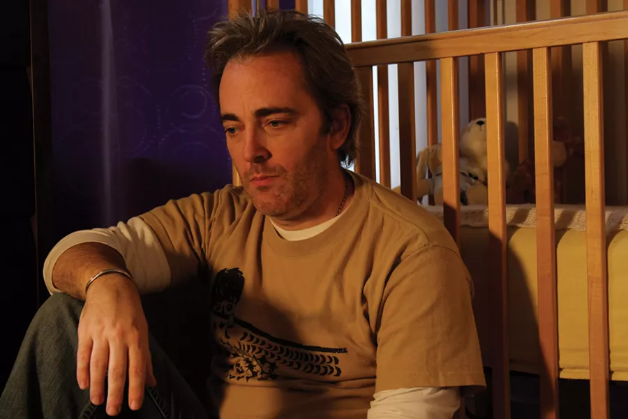 Michael Rhodes stars in the Tangent Arts production of “The Good Father,” at the Carpenter Shop Theater in Tivoli in May.