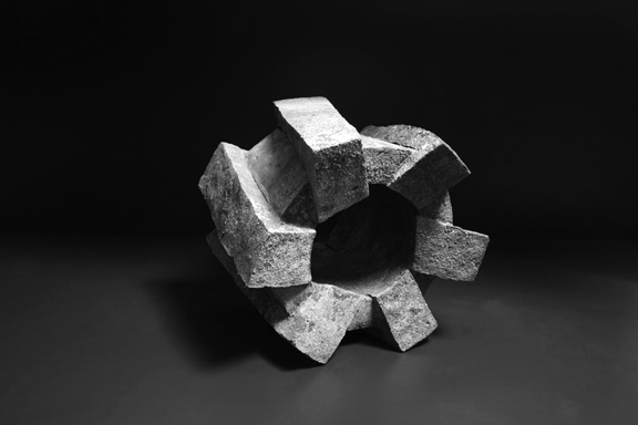 Object #6, Tim Rowan, raw clay sculpture.