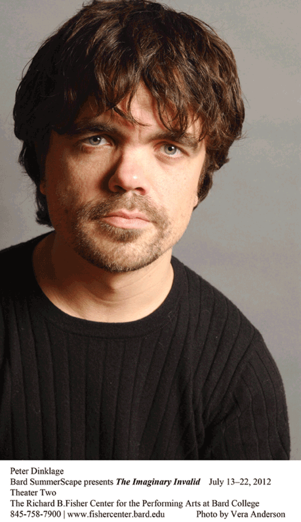 Peter Dinklage stars in “The Imaginary Invalid” July 13-22