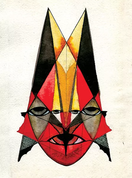 Randy Aragon, XIII Gibran, 4" X 6".