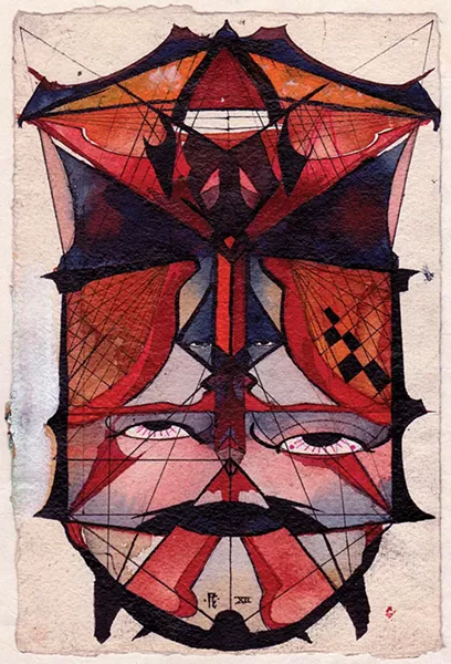 Randy Aragon, XIII William, 4" X 6".
