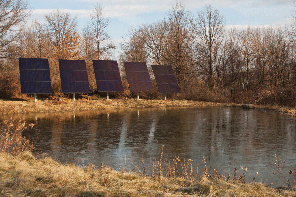 Solar panels at Common Fire. - DEBORAH DEGRAFFENREID