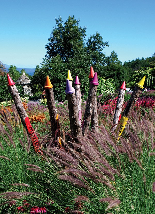 The 2013 show gardens theme at Mohonk was “Box of Crayons." - LARRY DECKER