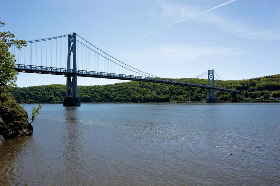 The Mid-Hudson Bridge spans the Hudson River between Poughkeepsie and Highland. - DAVID CUNNINGHAM