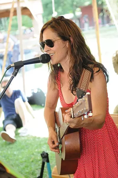 Tracy Bonham at the Woodstock Farm Animal Sanctuary's July Jamboree on July 6.