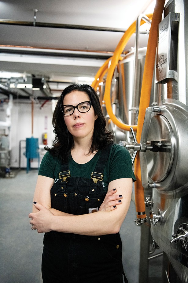 Hayley Shine, a veteran of Rogue Ales in Oregon, is the brewmaster.