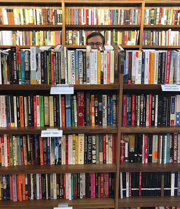 Michael Bender at Split Rock Books in Cold Spring.