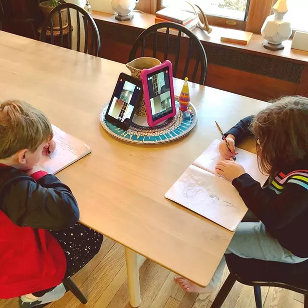 Lower elementary morning journal for students from Hawk Meadow Montessori School