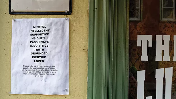 A photo from Michael Frank's series of business signs in Kingston and New Paltz. - MICHAEL FRANK