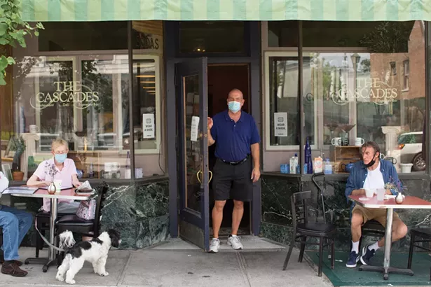 Bob Lucke, owner of Cascades a long-time favorite restaurant of locals. - PHOTO BY ANGELINA DREEM