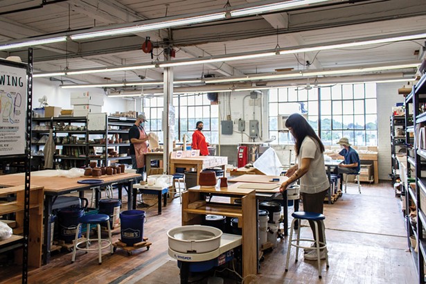 The Kingston Ceramics Studio at the Shirt Factory hosts classes and workshops for all levels.