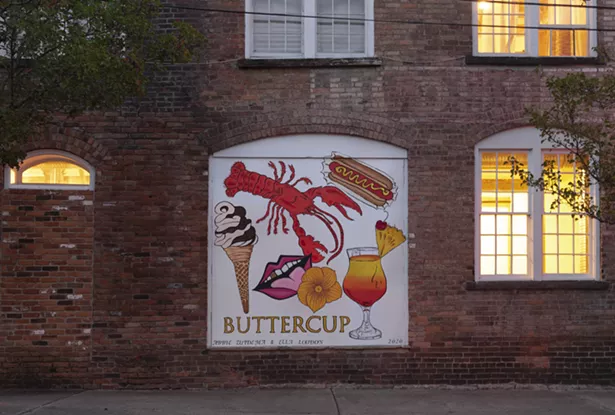 The mural on the wall outside Buttercup. - SABRINA EBERHARD