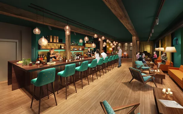 The rendering for Padrona, now expected Summer 2021. - RENDERING BY SPACESMITH, COURTESY OF KAT DUNN