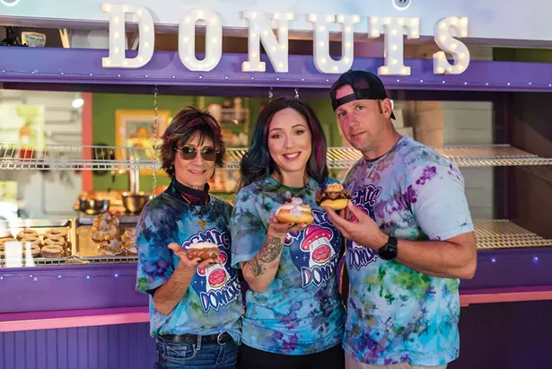 Left to right: Owners Bonnie Tedder, Jhori Jurgenson, and Jason Garvey. - PHOTO BY AMBER BAUHOFF