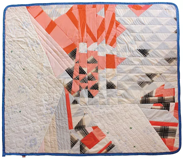 Refraction, quilted moving blanket