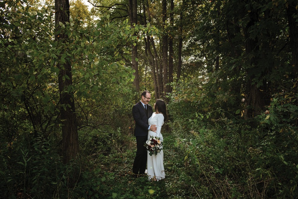 Kevin et Kimberly se sont mariés à Elm Rock Inn à l'automne. - PHOTO DE CHRISTINE ASHBURN
