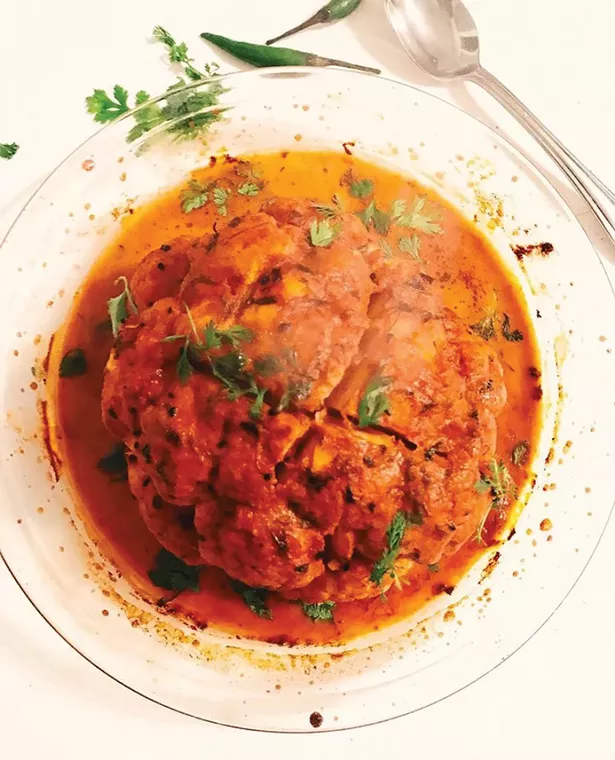 Gobi (cauliflower) Roast with Calcutta Kitchen’s Makhani Tikka Sauce