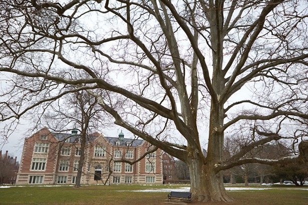 The Vassar College campus in Poughkeepsie. For the spring semester, Vassar will pursue its “island” model for students once they begin returning this month. Once on campus, students are expected to remain on campus for the duration of the semester. - PHOTO BY DAVID MCINTYRE