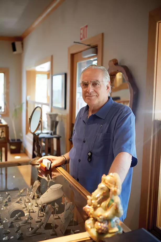 Bruce Lubman of Hummingbird Jewelers, which has been serving Rhinebeck for 36 years. - DAVID MCINTYRE