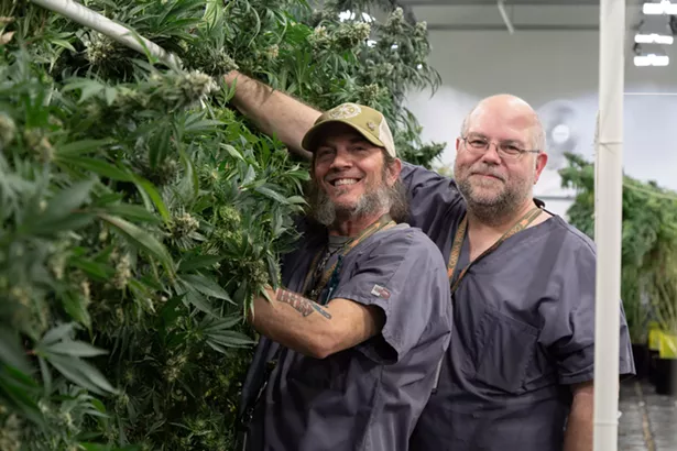 Canna Provisions grow team Johnny Greenfingaz (L) and Chemdog (R) - IMAGES COURTESY OF CANNA PROVISIONS