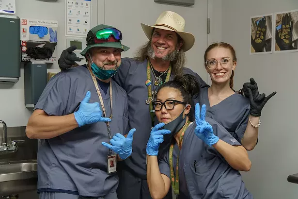 When you love your job and your crew, it's all smiles. - IMAGE COURTESY OF CANNA PROVISIONS
