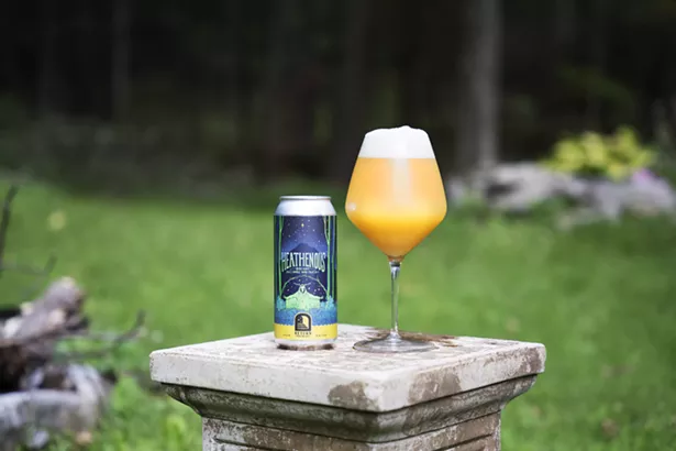 The Heathenous Hazy, a double IPA.