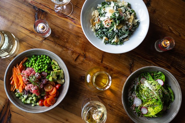Kale Caesar and other veggie-centric choices at City Winery Hudson Valley, Montgomery. - IMAGES COURTESY OF HUDSON VALLEY RESTAURANT WEEK