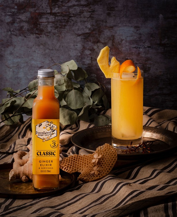 Immuneschein creates ginger-based elixirs that are as tasty as they are healthful. - IMAGE COURTESY OF IMMUNESCHEIN