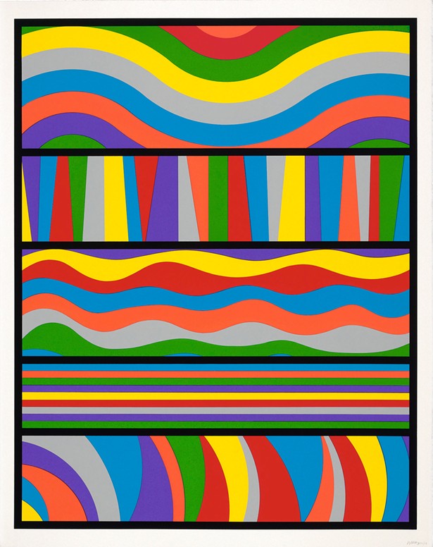 Lincoln Center Print, color screenprint, 1998