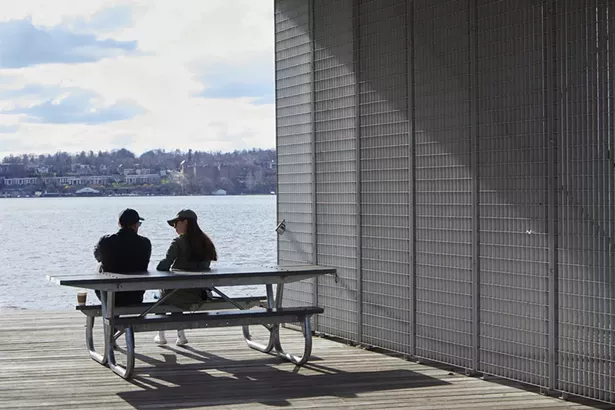 People enjoy Longdock Park - DAVID MCINTYRE