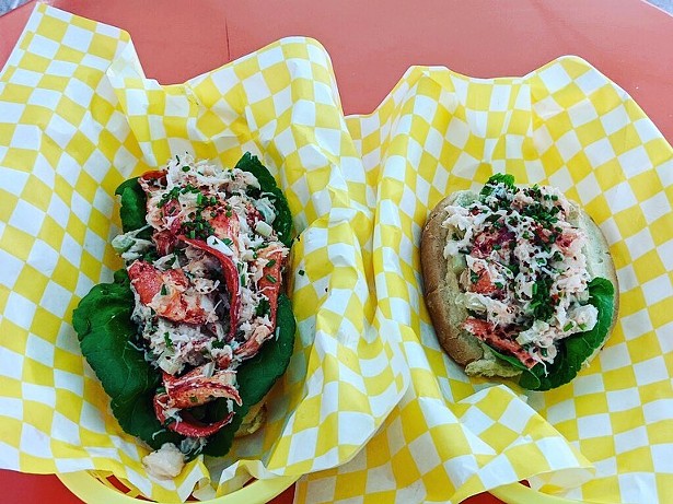 In Hudson, Buttercup's response to the climbing cost of lobster is to offer two sizes: standard, served on a classic New England split-top bun, for $29.95 and slider for $19.95.
