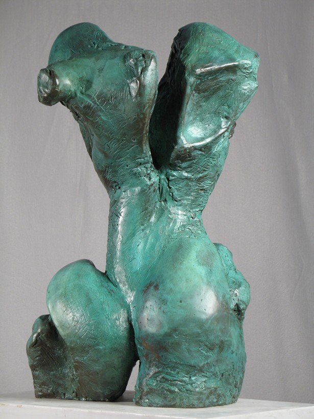 Casey Schwarz, Victory Torso, Bronze, 1984-1985, 26'' x 16'' x 16''