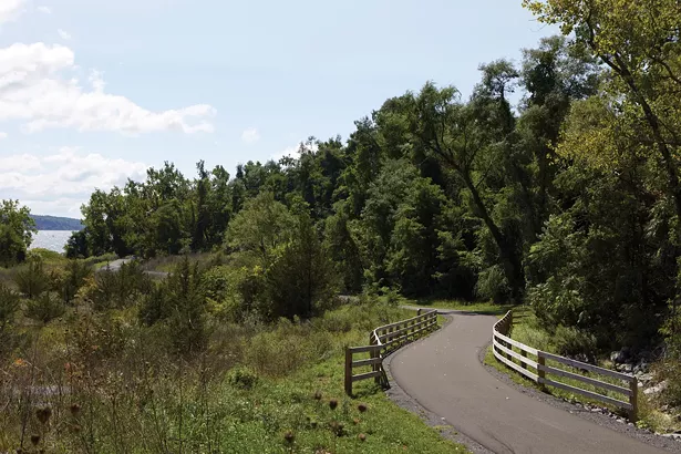 The Empire State Trail in Sojourner Truth State Park, which opened in April. - DAVID MCINTYRE